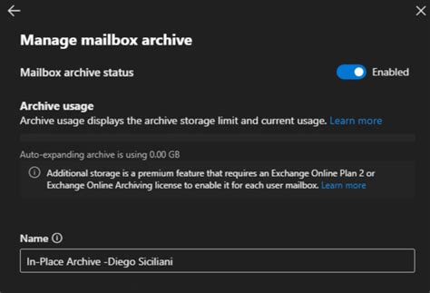 enable archive mailbox office 365|How To Enable Archive Mailboxes In Office 365 .